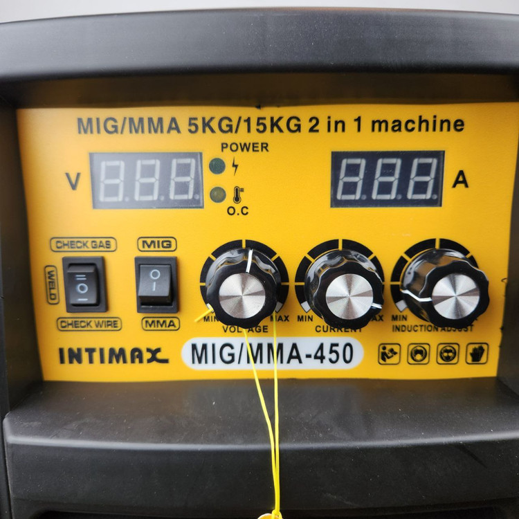 دستگاه جوشکاریco2 و الکترود صنعتی اینتیمکس ۴۵۰ آمپر مدل Mig/MMa450