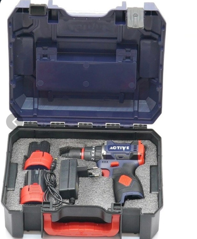 دریل شارژی ۲۱ ولت براشلس اکتیو مدل AC-3121BL ۲