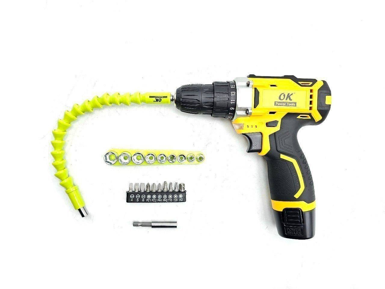 مجموعه نوک پیچ گوشتی و تبدیل ۲۱ عددی اوکی مدل OK_3030
