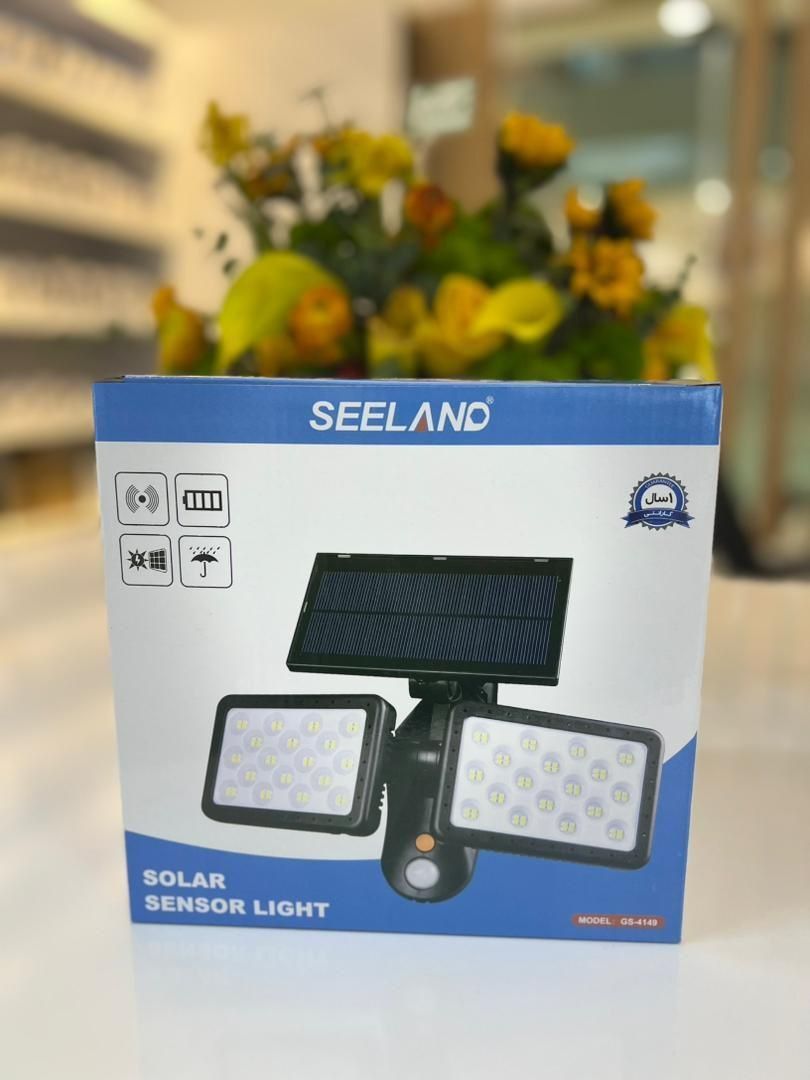 چراغ سولار دو پنل ( شارژ خورشیدی) SEELAND مدل ۴۱۴۹